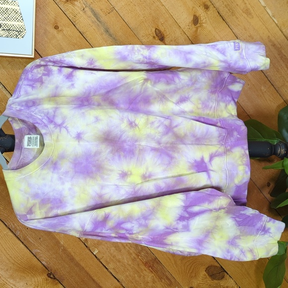 PINK Victoria's Secret Tops - Victoria's Secret Pink XL tie dye sweatshirt ladies
